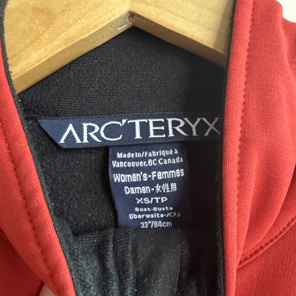 Arc'teryx Gamma SV Women’s XS Soft Shell Jacket Polartec Fleece Line Garnet 00’s - Picture 5 of 7